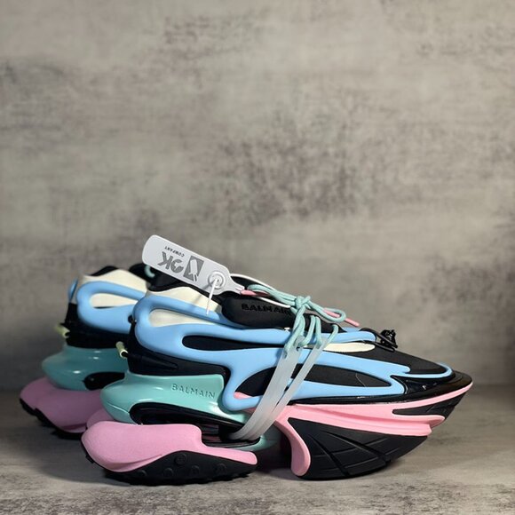 Balmain "Multicolor" Unicorn Low-Top Leather - Picture 7 of 9